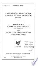 A Documentary History of the Petroleum Reserves Corporation, 1943-1944
