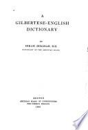 A Gilbertese-English Dictionary