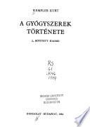 A gyógyszerek története