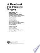 A Handbook for Pediatric Surgery