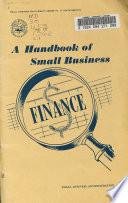 A Handbook of Small Business Finance