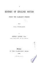 A History of English Sounds from the Earliest Period