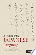 A History of the Japanese Language