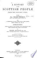 A history of the Scottish people from the earliest times