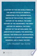 A History of the Van Sickle Family, in the United States of America
