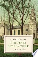 A History of Virginia Literature