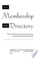 A.L.A. Membership Directory
