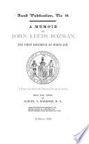 A Memoir of John Leeds Bozman