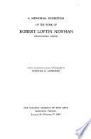 A Memorial Exhibition of the Work of Robert Loftin Newman