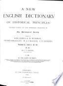 A New English Dictionary on Historical Principles