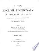 A New English Dictionary on Historical Principles
