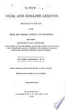 A new Greek and English lexicon