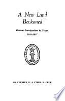 A New Land Beckoned