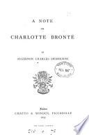 A Note on Charlotte Brontë