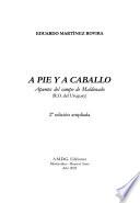 A pie y a caballo