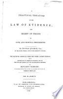 A Practical Treatise of the Law of Evidence