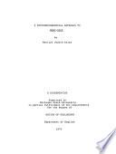 A Psychobiographical Approach to Moby Dick