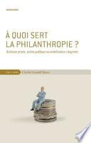 À quoi sert la philanthropie ?