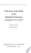 A Revision of the Moths of the Subfamily Prodoxinae (Lepidoptera: Incurvariidae)