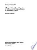 A Simplex-method-based Algorithm for Determining the Source Location of Microseismic Events