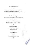 A Text-book of Colloquial Japanese