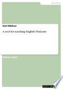 A tool for teaching English: Podcasts