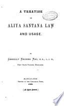 A Treatise on Aliya Santana Law and Usage