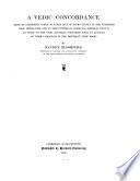 A Vedic Concordance