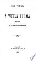 A vuela pluma