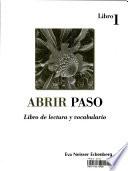 Abrir paso. Libro de lectura y vocabulario