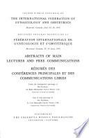 Abstracts of Main Lectures and Free Communications