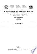 Abstracts, Sixth World Congress of the International Rehabilitation Medicine Association, Madrid, 17-22 June, 1990