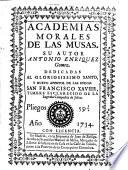 Academias morales de las musas