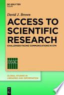 Access to Scientific Research