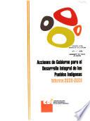 Acciones de gobierno para el desarrollo integral de los pueblos indígenas