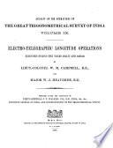 Account of the Operations of the Great Trigonometrical Survey of India