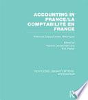 Accounting in France (RLE Accounting)