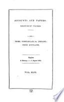 Accounts and Papers of the House of Commons