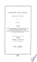 Accounts and Papers of the House of Commons