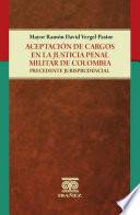 Aceptación de cargos en la justicia penal militar de Colombia