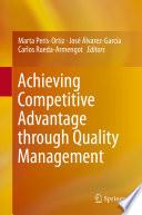 Achieving Competitive Advantage through Quality Management