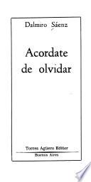 Acordate de olvidar
