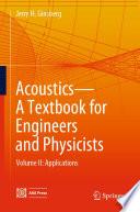 Acoustics-A Textbook for Engineers and Physicists