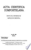 Acta científica Compostelana