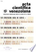 Acta científica venezolana