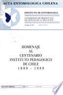 Acta entomológica chilena