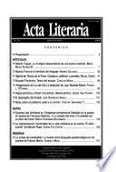 Acta literaria