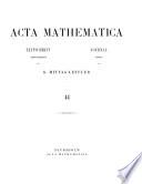 Acta mathematica