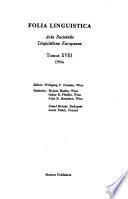 Acta Societatis Linguisticae Europaeae