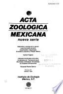 Acta Zoologica Mexicana. Nueva Serie